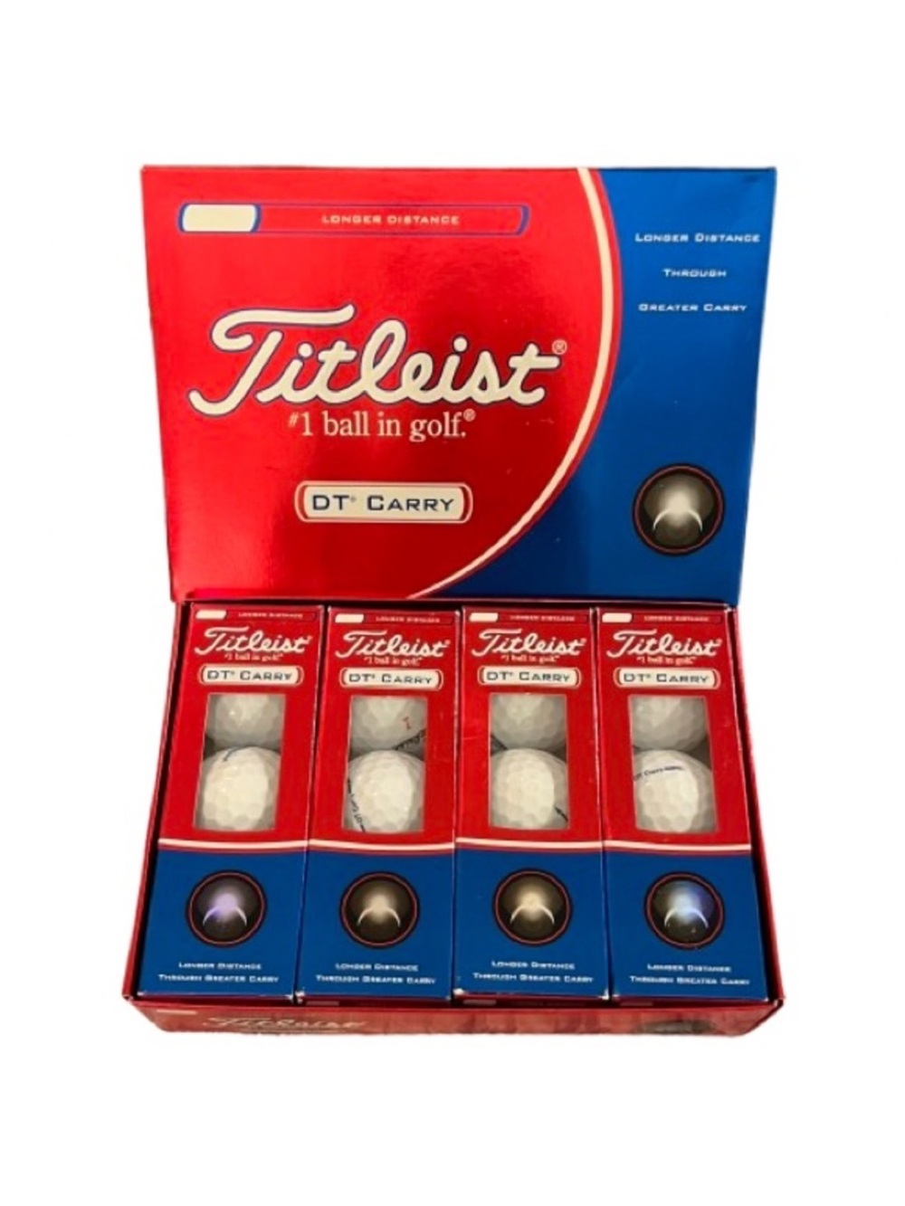 🆕- Titleist DT Carry Golf Balls-One Dozen. New in box.